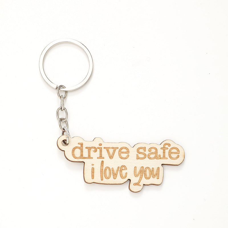 Wholesale Letter Wooden Keychains